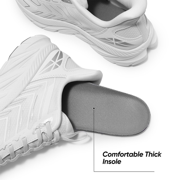 [ALLSWIFIT 2.0] Men's Comfortable Non-Slip Workout Sneakers - WHITE - 5
